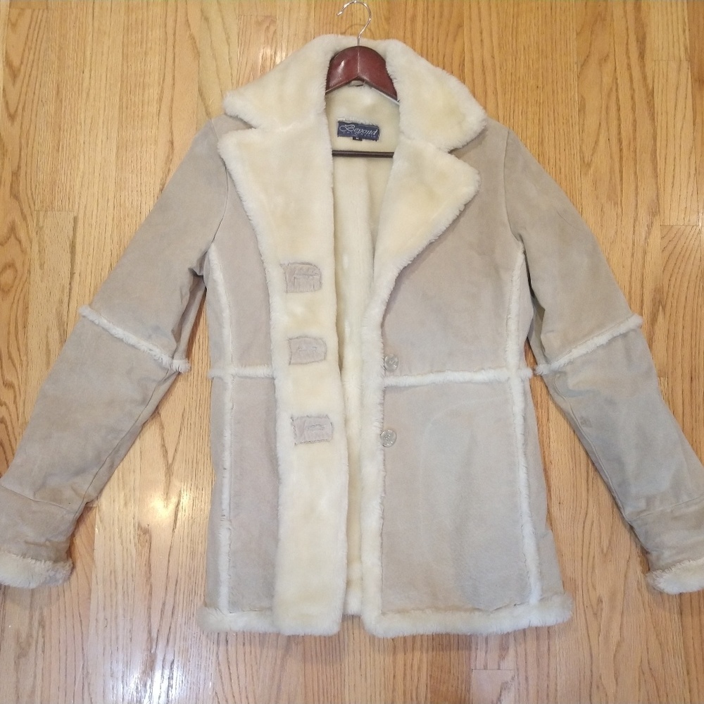 Leather and Fleece Jacket